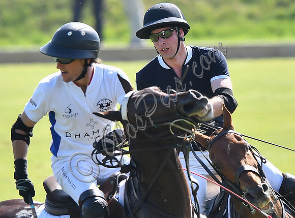 Prince William playing Maserati Charity Polo Match, Beaufort Polo Club
