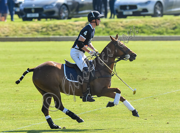 Prince William playing at Maserati Charity Polo, Beaufort Polo Club