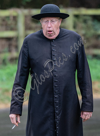 Mark Williams playing Catholic priest Father Brown