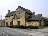 External view, The Five Alls, at Filkins