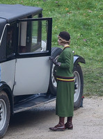 Fiming on location - "The Crown" at Woodchester Park and Mansion, Gloucestershire