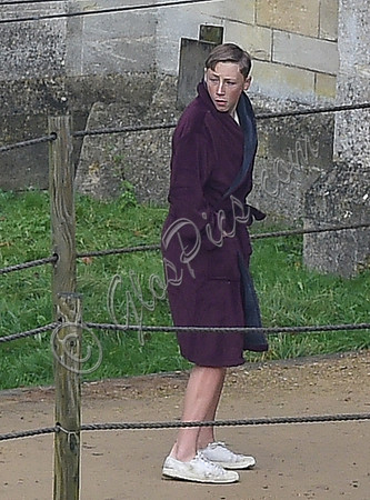 Fiming on location - "The Crown" at Woodchester Park and Mansion, Gloucestershire