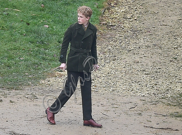 Fiming on location - "The Crown" at Woodchester Park and Mansion, Gloucestershire