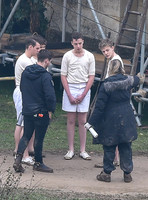 Fiming on location - "The Crown" at Woodchester Park and Mansion, Gloucestershire