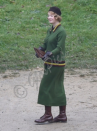 Fiming on location - "The Crown" at Woodchester Park and Mansion, Gloucestershire