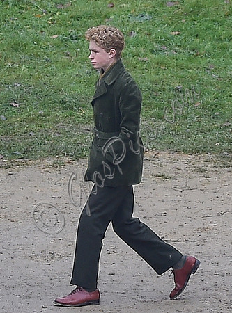 Fiming on location - "The Crown" at Woodchester Park and Mansion, Gloucestershire