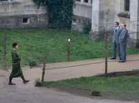 Fiming on location - "The Crown" at Woodchester Park and Mansion, Gloucestershire