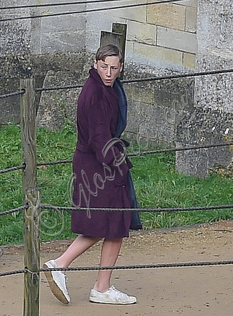 Fiming on location - "The Crown" at Woodchester Park and Mansion, Gloucestershire