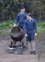 Fiming on location - "The Crown" at Woodchester Park and Mansion, Gloucestershire