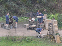 Fiming on location - "The Crown" at Woodchester Park and Mansion, Gloucestershire