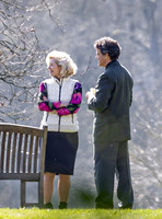 On set filming on location
