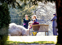 On set filming on location