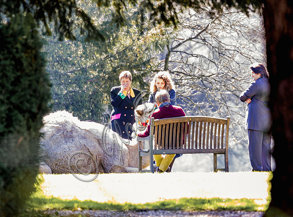 On set filming on location