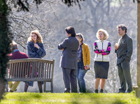 On set filming on location