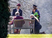 On set filming on location