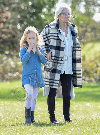 Savannah Phillips with her grandmother Kitty Kelly
