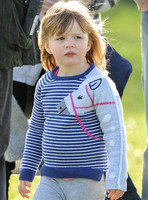 Mia Tindall in a Joules GeeGee Jumper