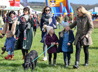 Autumn, Savannah and Isla Phillips with others