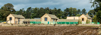exterior building views of Beckham's triple barn conversion