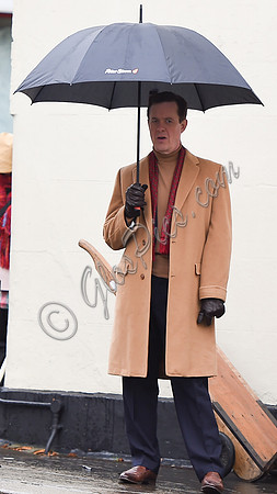 Alex Jennings on set of "A Very English Scandal"