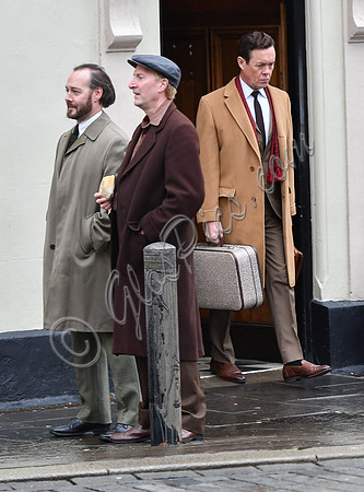 Alex Jennings on set of "A Very English Scandal"