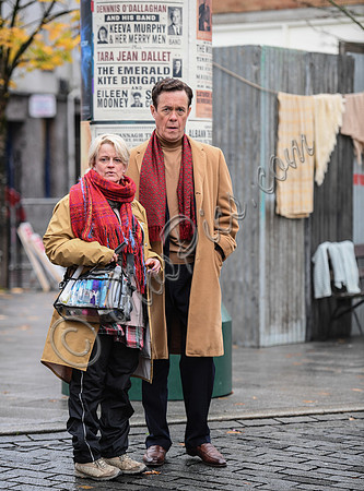 Alex Jennings on set of "A Very English Scandal"