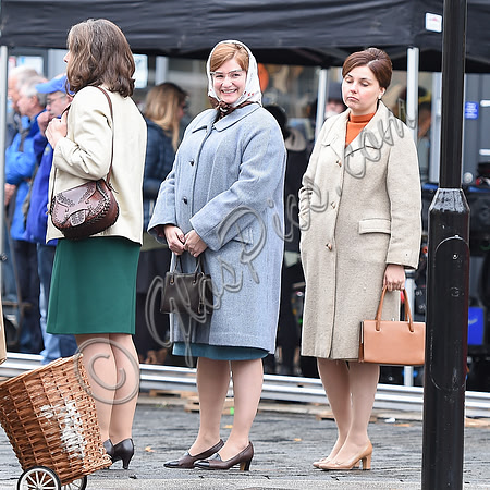 Film extras in "A Very English Scandal"