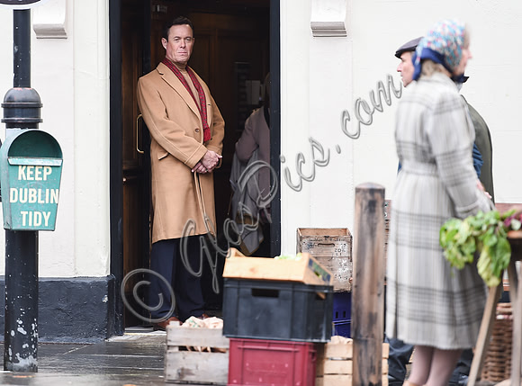 Alex Jennings on set of "A Very English Scandal"