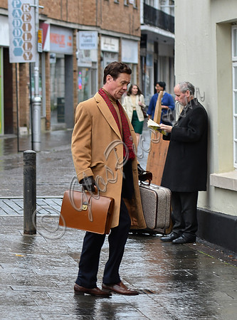 Alex Jennings on set of "A Very English Scandal"