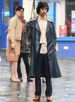 Ben Whishaw on set of "A Very English Scandal)