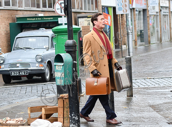 Alex Jennings on set of "A Very English Scandal"