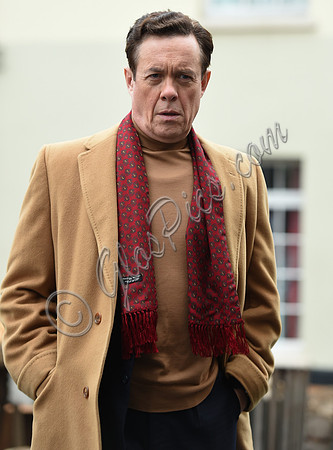 Alex Jennings on set of "A Very English Scandal"