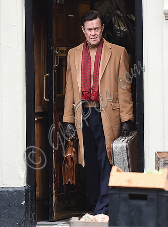 Alex Jennings on set of "A Very English Scandal"