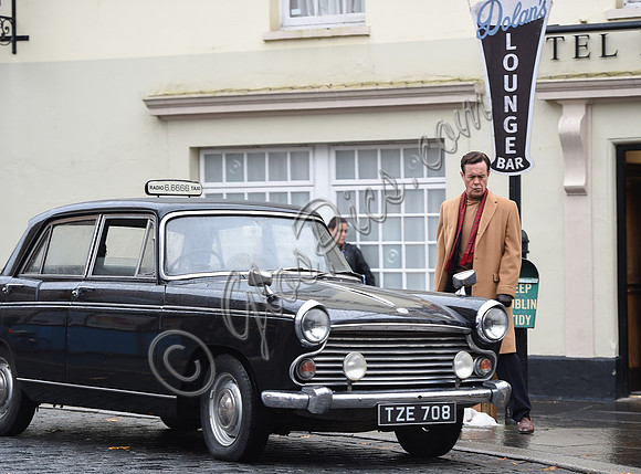 Alex Jennings on set of "A Very English Scandal"