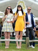 Lilah Parsons and friend wearing mini dresses with Alistair Guy