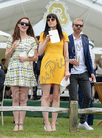 Lilah Parsons and friend wearing mini dresses with Alistair Guy