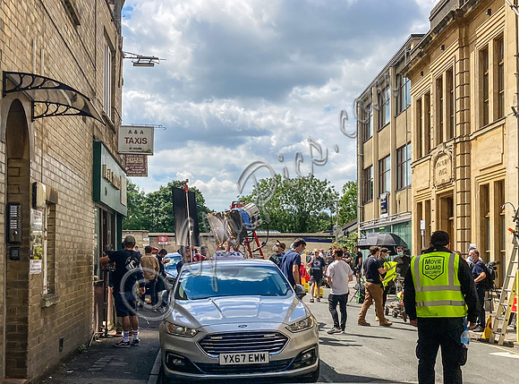 Filming "Slow Horses" on location in Stroud, Gloucestershire