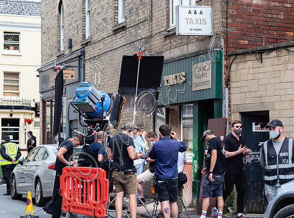 Filming "Slow Horses" on location in Stroud, Gloucestershire