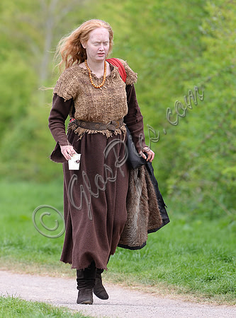 film extras on set of Dr Who filming