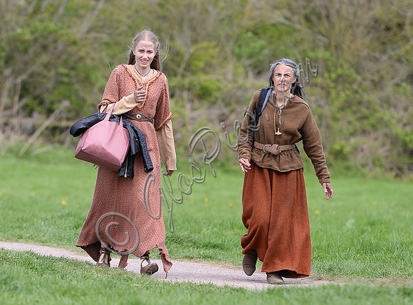 film extras on set of Dr Who filming