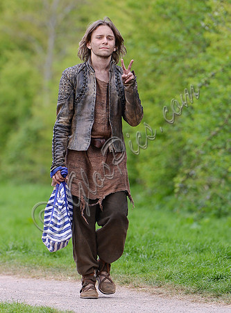 film extras on set of Dr Who filming