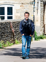 Andrew Lincoln casually dressed, alone