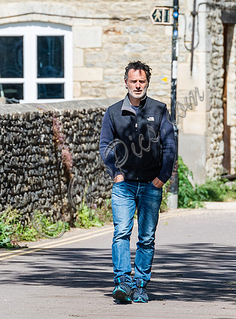 Andrew Lincoln casually dressed, alone