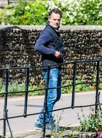 Andrew Lincoln casually dressed, alone