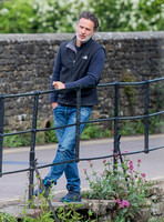 Andrew Lincoln casually dressed, alone