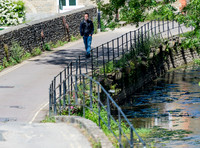 Andrew Lincoln casually dressed, alone