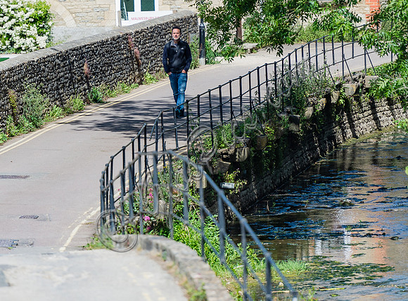 Andrew Lincoln casually dressed, alone