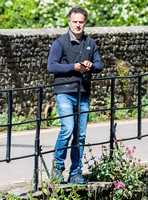 Andrew Lincoln casually dressed, alone