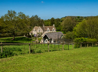 Views of the Cotswold  property occupied by Rita Ora during Covid-19 pandemic