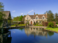 Views of the Cotswold  property occupied by Rita Ora during Covid-19 pandemic